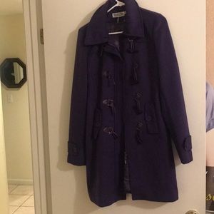 Purple peacoat